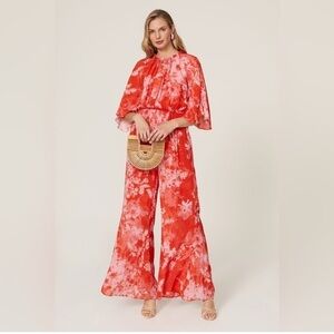 Pinko Aquarius Tuta Vacation Abstract Island Cruise Jumpsuit